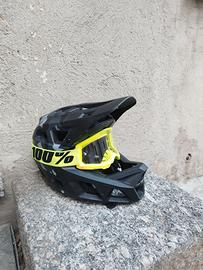 Casco integrale mtb/moto
