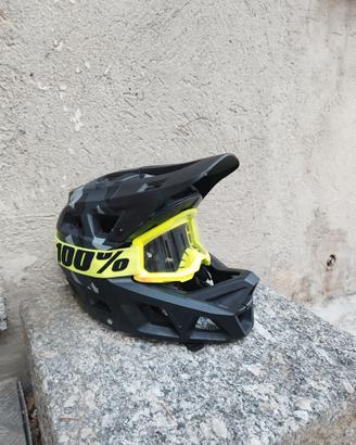 Casco integrale mtb/moto