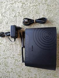 Modem D-Link DSL-3682 e quattro cavi ethernet
