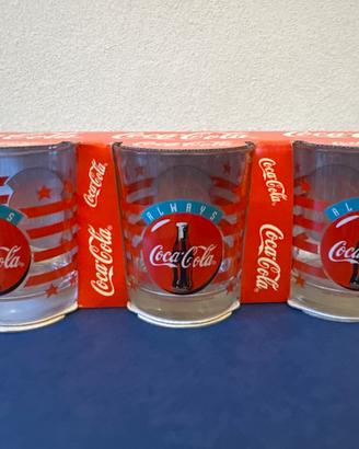 Coca cola bicchieri vetro luminarc pubblicitari