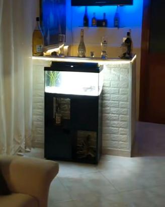 Acquario 60L completo di accessori