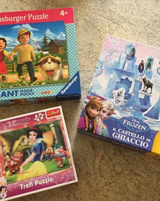 Gioco Disney Frozen puzzle Heidi puzzle 3D