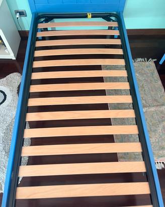 Rete a doghe 90x200 e materasso bambù 90x200