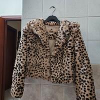 Pellicciotto copri spalle leopardato, come nuovo