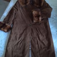 Cappotto donna in camoscio 