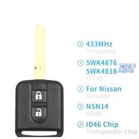 CHIAVE COMPLETA PER NISSAN ELGRAND X-TRAIL QASHQAI