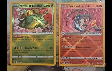 venusaur lucente più charizard lucente 
