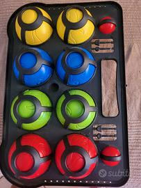 set di bocce 8n plastica colorate