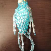 Pappagallo Vintage in Paillettes e Perline 