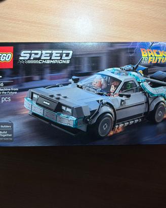 Lego time machine from back to the future