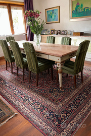 Grande tavolo stile Impero marmo Rosa Portogallo