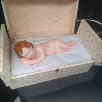 bambinello di cera vintage 