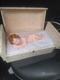 bambinello di cera vintage 