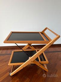 Carrello portavivande nuovo foppa pedretti +vassoi