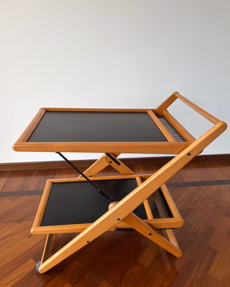 Carrello portavivande nuovo foppa pedretti +vassoi