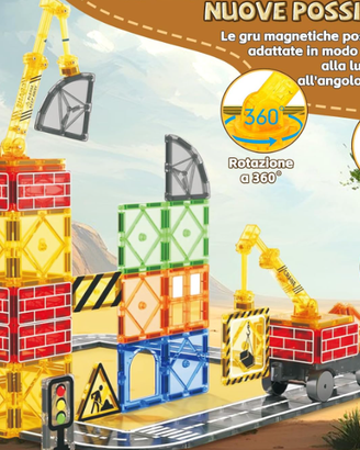 BuzzoXerex Costruzioni Magnetiche, 70 Pezzi di Tes