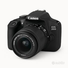 Macchina fotografica Canon EOS 2000d