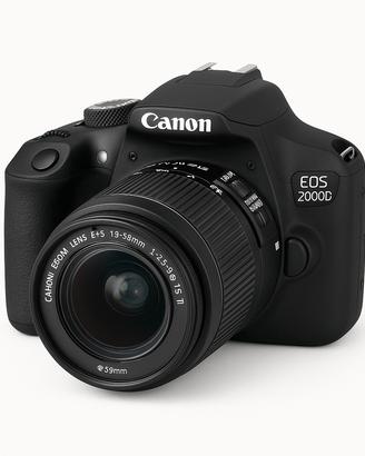Macchina fotografica Canon EOS 2000d
