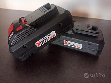 2 Batterie Parkside  4 Ah Smart 20V nuovi 