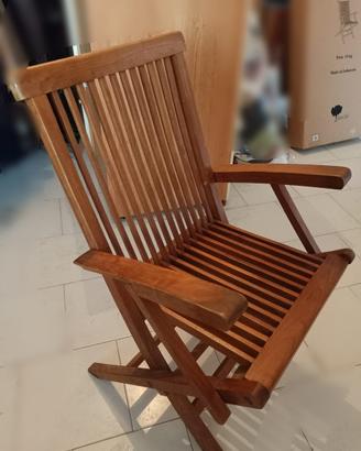 Sedie legno da esterno