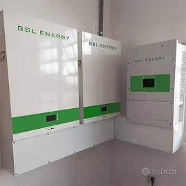 10kw impianto fotovoltaico 6kw kit litio batteria