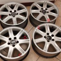 N.4 cerchi 16" originali Volvo in lega leggera