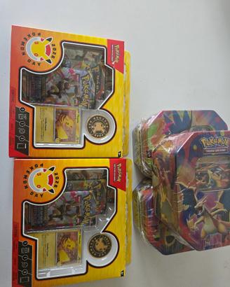 👉 Pokemon Tin Charizard + Box Collezione Day