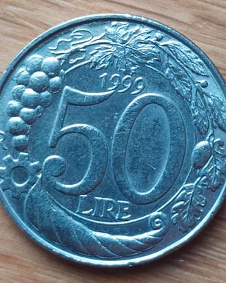Monete da 50 lire - ultimo conio