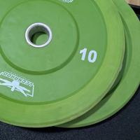 Coppia dischi palestra bumper 10kg