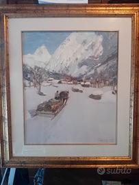 Dipinto OTTORINO CAMPAGNARI 60 x 50 olio