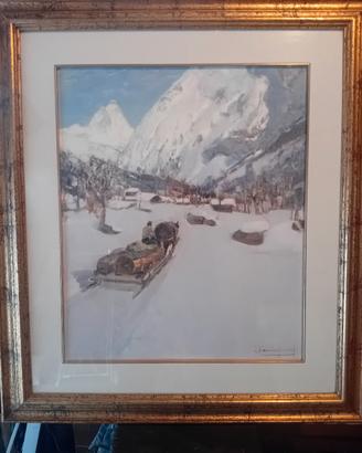 Dipinto OTTORINO CAMPAGNARI 60 x 50 olio