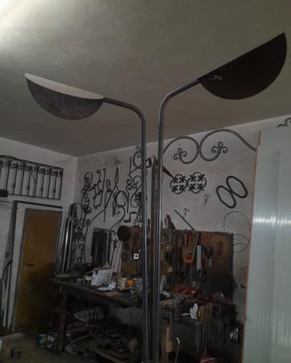 Lampade/Lampioni da giardino artigianali in ferro