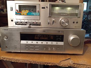 Sintoampli Yamaha RX -V357/Cassette Deck Sony 