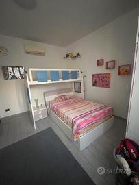 Cameretta Bambini Ragazzi: Letto Castello + 1,5 Pi