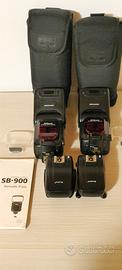  2 flash  Nikon SB 900
