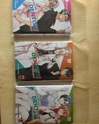 Manga “EXCUSE ME, DENTIST!” Vol. 1-3 nuovi e inbus
