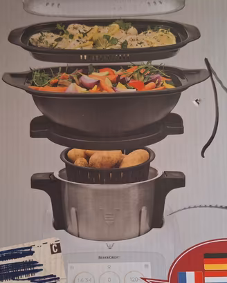 MONSIEUR COUSINE SILVERCREST CONNECT SMKC 1200 E5