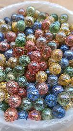 150 biglie di vetro 1.6cm vintage anni 70 80 90 