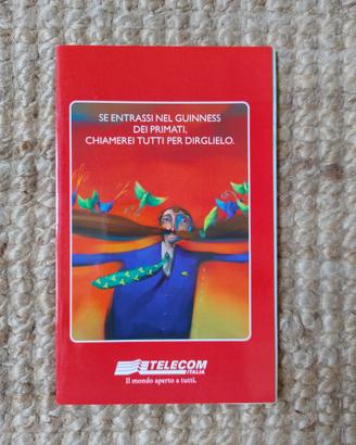 Folder 8 schede telefoniche "Guinnes dei primati"