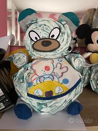 Torta pannolini Orso