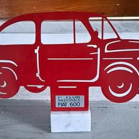lamiera taglio laser modellino fiat 600 epoca