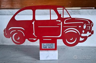 lamiera taglio laser modellino fiat 600 epoca