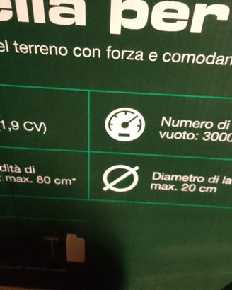 Trivella a scoppio per foro terreno