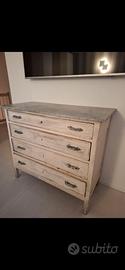 cassettiera shabby 