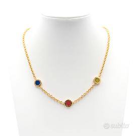 Collana Bulgari Bulgari in oro giallo con gemme