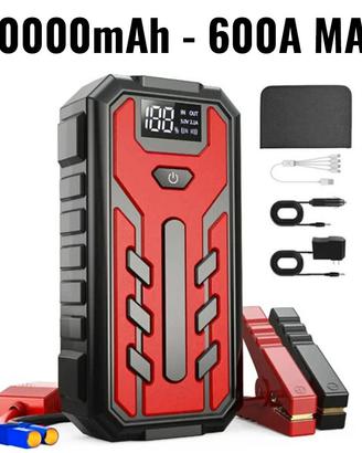 Booster Starter 600A Avviatore Emergenza Batteria