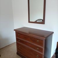 Comò con specchio seminuovi 