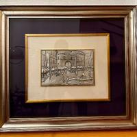 BASSORILIEVO ARGENTO 996% ALLIANI P. DEL MERCATO