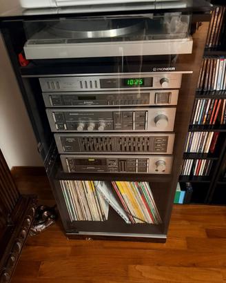 Impianto hi-fi vintage completo Pioneer