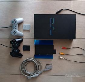 PS2 consolle, giochi e volante